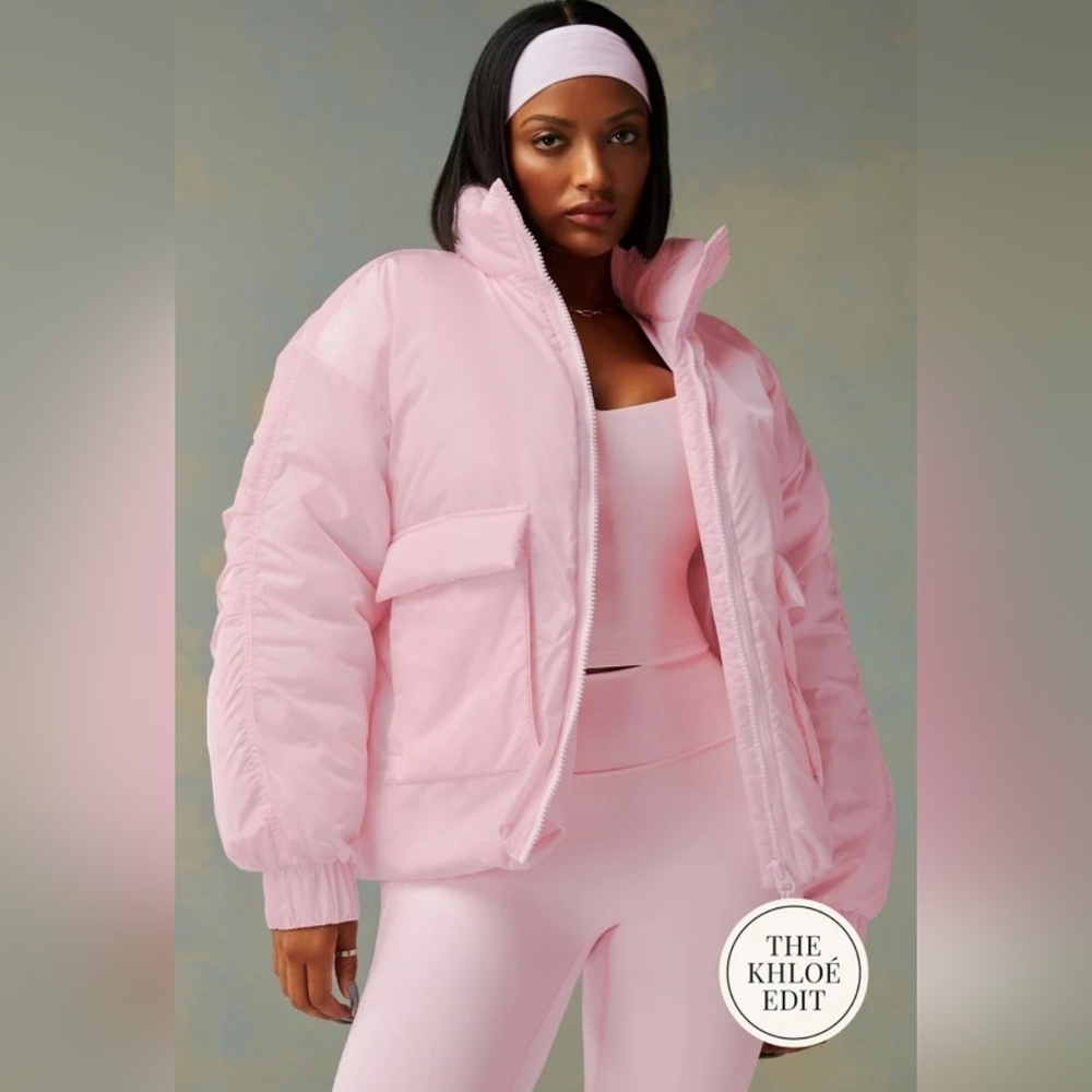 NWT Fabletics Soft Pink Shine All Weather Jacket Coat Size 4XL - Picture 10 of 13